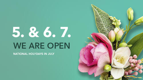 July public holidays – we are open