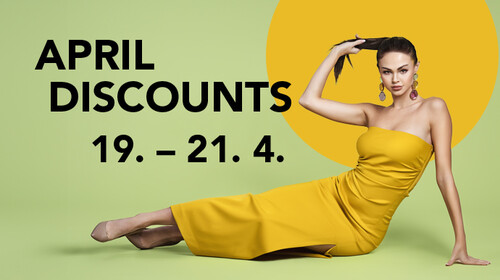 We have prepared another discount weekend for you. And that's no April Fool's Day!