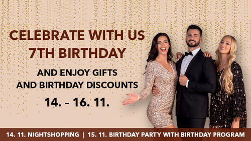 Celebrate our 7th birthday with us