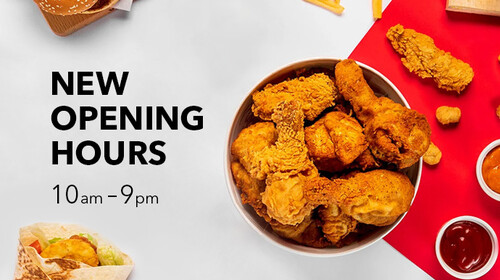 KFC now gives you an extra hour