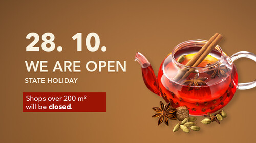 National Holiday on October 28 – we are open
