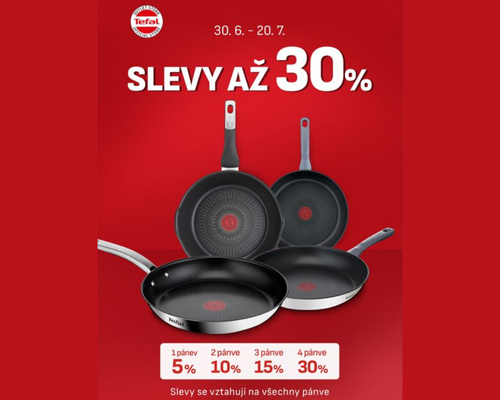DODATEČNÁ sleva až 30 % na pánve