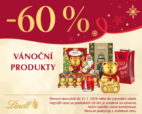 DODATEČNÁ sleva 60 % na vánoční produkty