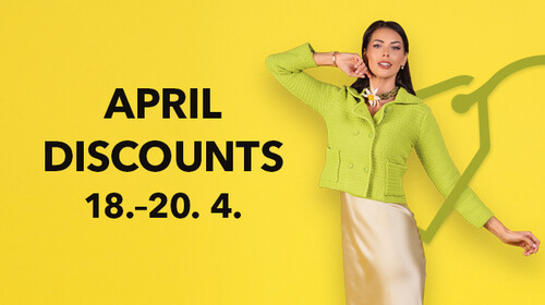 Welcome spring with the April sale!