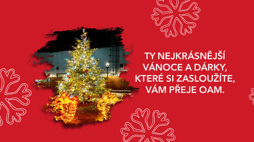 Outlet Arena Moravia wishes you the most beautiful Christmas and presents you deserve 