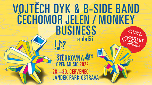 This year, the Open Music gravel pit is again taking place in Landek Park Ostrava, and the Outlet will be there!