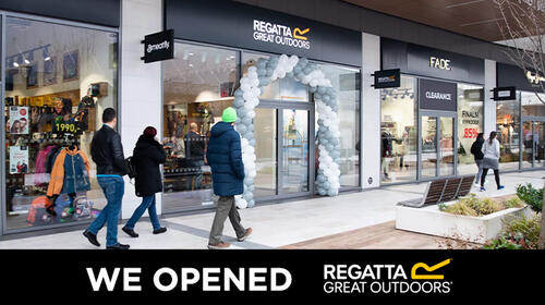 The REGATTA store is open