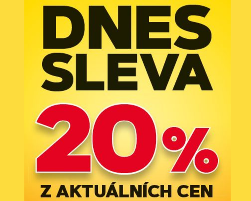DODATEČNÁ sleva 20 % na vše