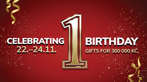 We celebrate our first birthday!