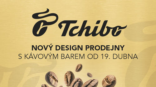 Tchibo store in a new design and now also with a coffee bar
