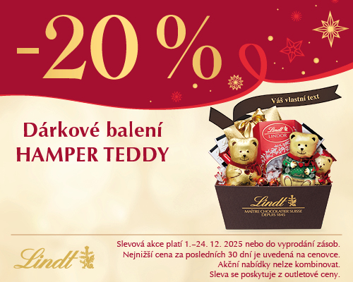 Lindt Xmas Hamper Teddy 20 banner 500x400px CZ outlet